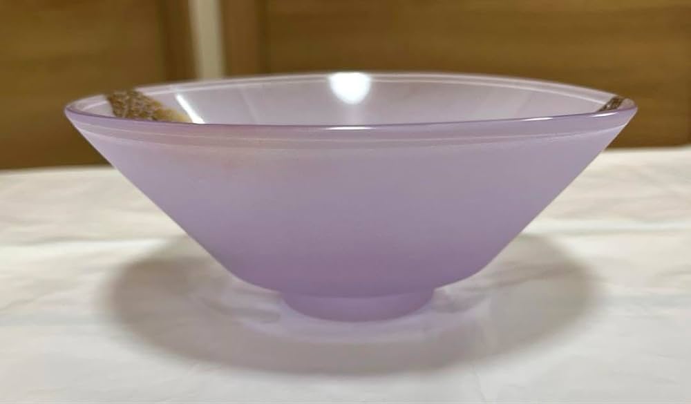 Amazon | 茶道具 抹茶碗 平茶碗 ガラス 義山（ギヤマン） 銀河